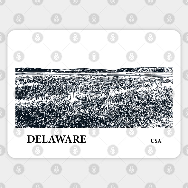 Delaware USA Sticker by Lakeric